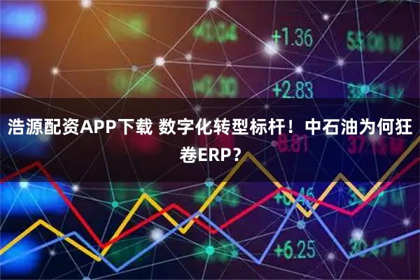 浩源配资APP下载 数字化转型标杆!中石油为何狂卷ERP?